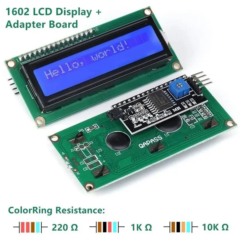 【VALUE MONEY】1602+0.96-Inch Display Electronic DIY Kit For Arduino