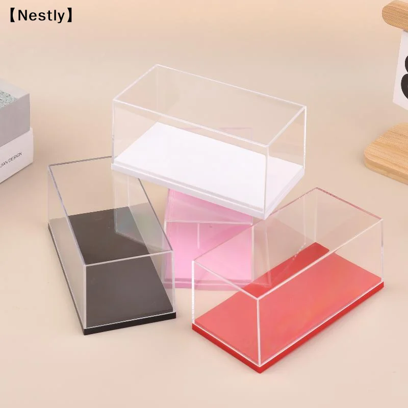1Pcs Transparent Acrylic Storage Box Practical 1/43 Diecast Model Car Display Box DIY Dustproof Display Rack Toy〔Nest〕