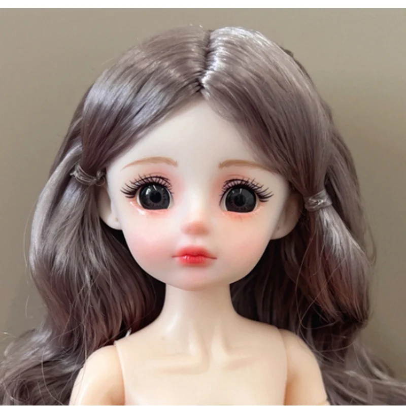 1 pieces Head for 30cm Girl Doll 1/6 Bjd Princess  Accessories Children Dress Up Toy Diy Only Head