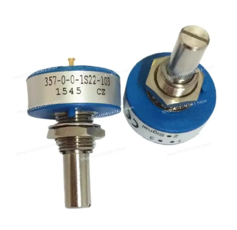 357-0-1-1S22-103 Continuous Rotation 10K Precision Conductive Plastic Potentiometer