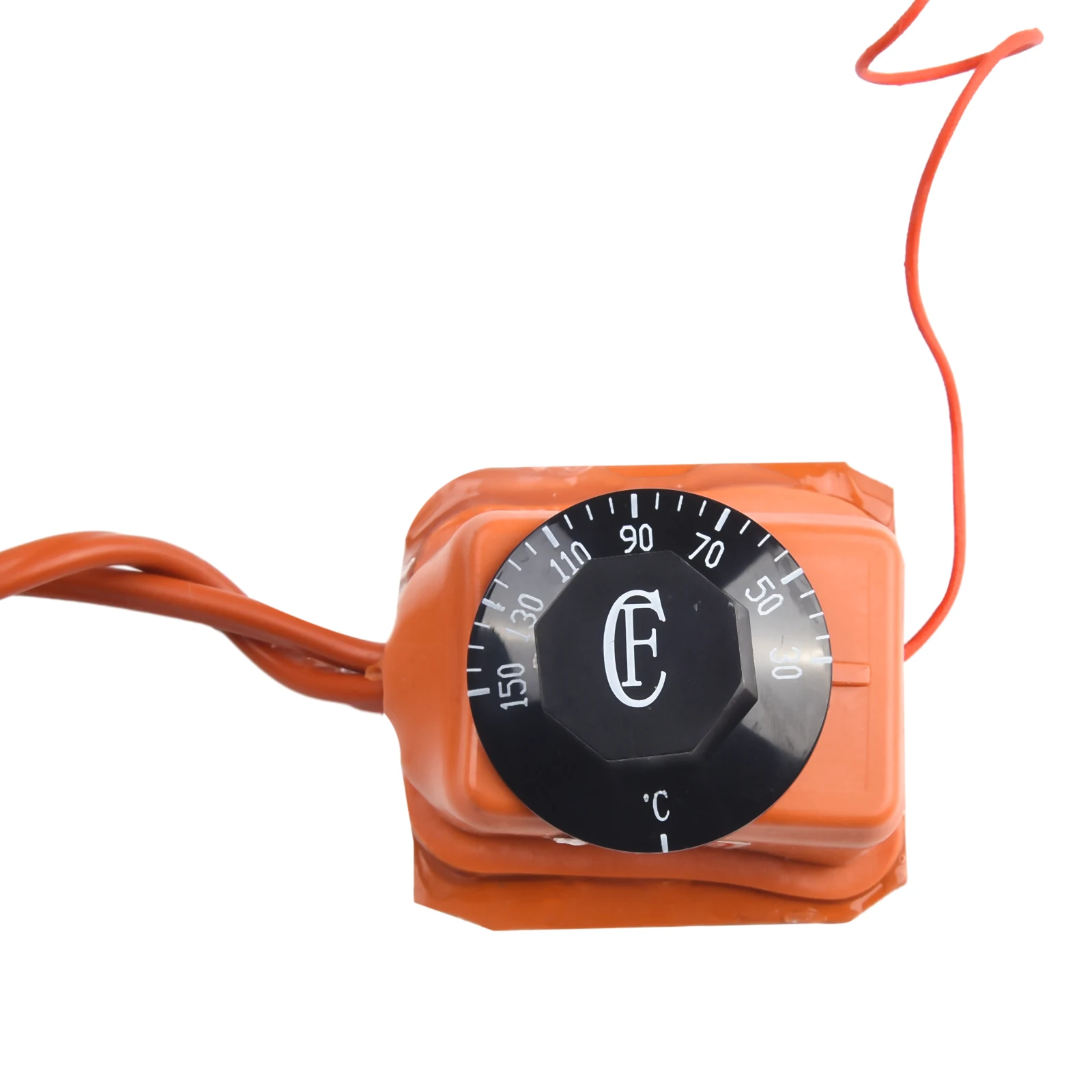 110V 220V Heating Pad Device Heater Silicone 200cm Cable Orange Side Bending With Controller Electric Flexible
