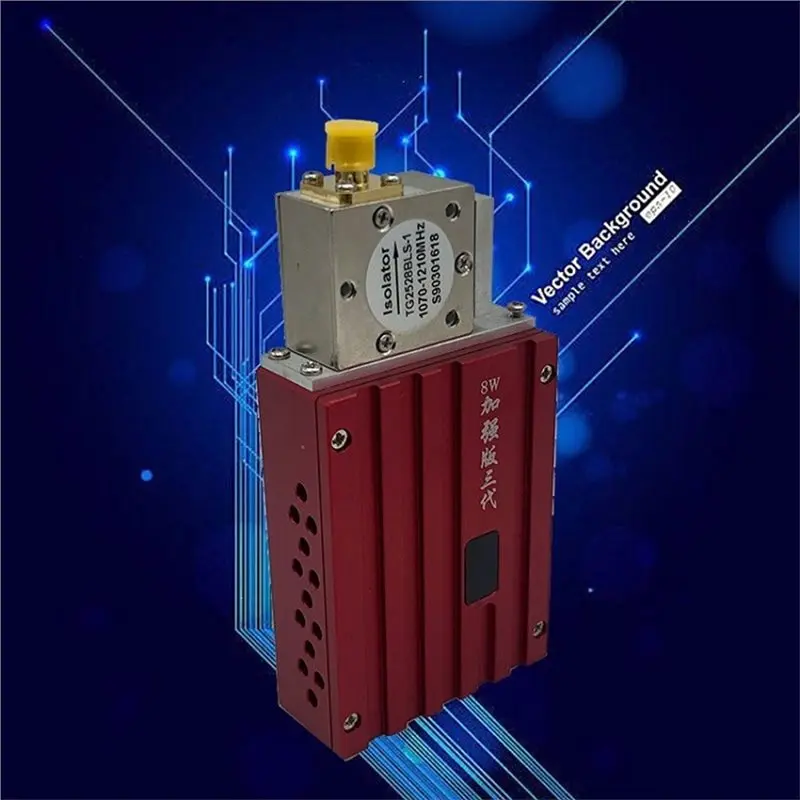 

Беспроводной передатчик и приемник ZIZI 1.2G 1.3G 8W FPV VTX+VRX, улучшенная версия, оборудование для передачи видео на большие расстояния