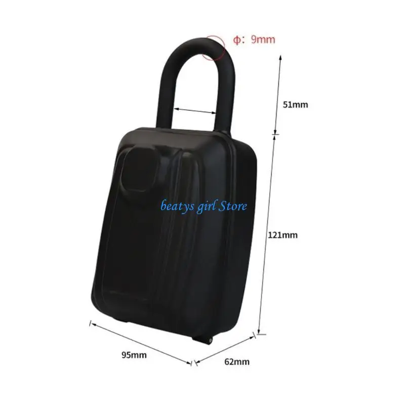 C7AB 12 رقم مجموعة قفل القفل مفاتيح مربع التخزين لمربع قفل المفتاح المرآب