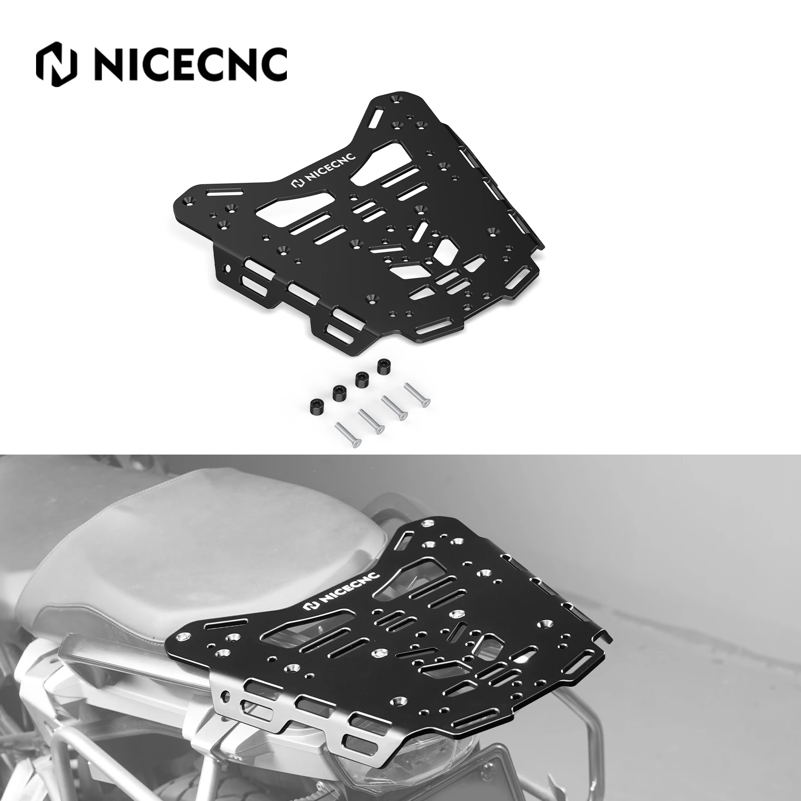 For BMW R 1250 1200 GS Enhanced Rear Luggage Rack Kit R 1250 GS 2019-2023 2022 2021 2020 BMW R 1200 GS 2012-2018 2017 2016 2015