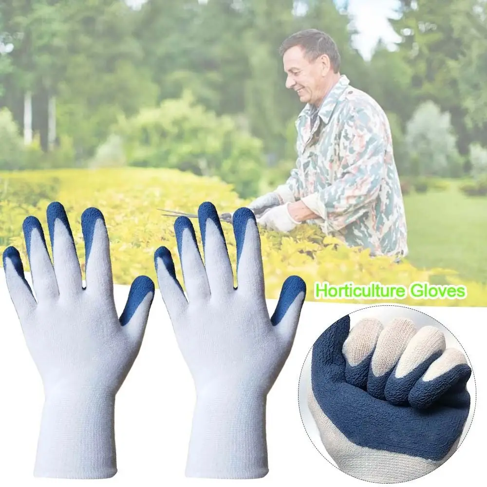 

Tool Multicolor Gardening Gloves Embossing Multi-purpose Work Gloves Bamboo Fiber Anti Pinch Protective Mittens Unisex