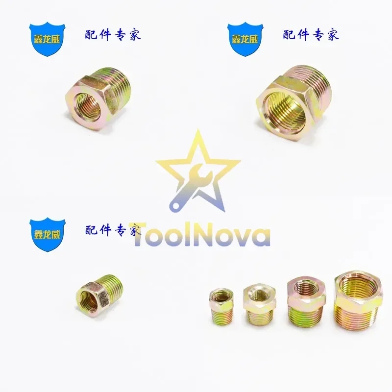 2026*Hotsale* Supply Hydraulic Inch Filling Internal and External Thread Adapter Iron Filling High Pressure Bu Core Color