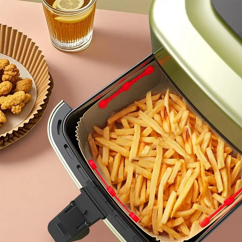 

Air Fryer Magnetic Buckle Air Fryer Parchment Paper Silicone Magnetic Buckle Safe Airfryer Fixing Supplies For Kitchen Home Form
