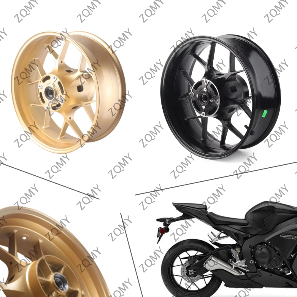 Aluminum Motorcycle Rear Wheel Rim For Honda CBR1000RR CBR 1000 RR 2008 2009 2010 2011 2012 2013 2014 2015 2016 Matte Black