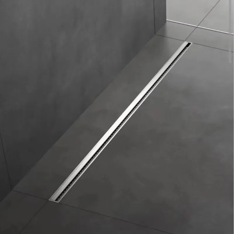 

piCustomization SUS304 Brass Bathroom Floor Drain Anti-odor Linear Drain Concealed Tile Insert Long Shower Linear Floor Drain