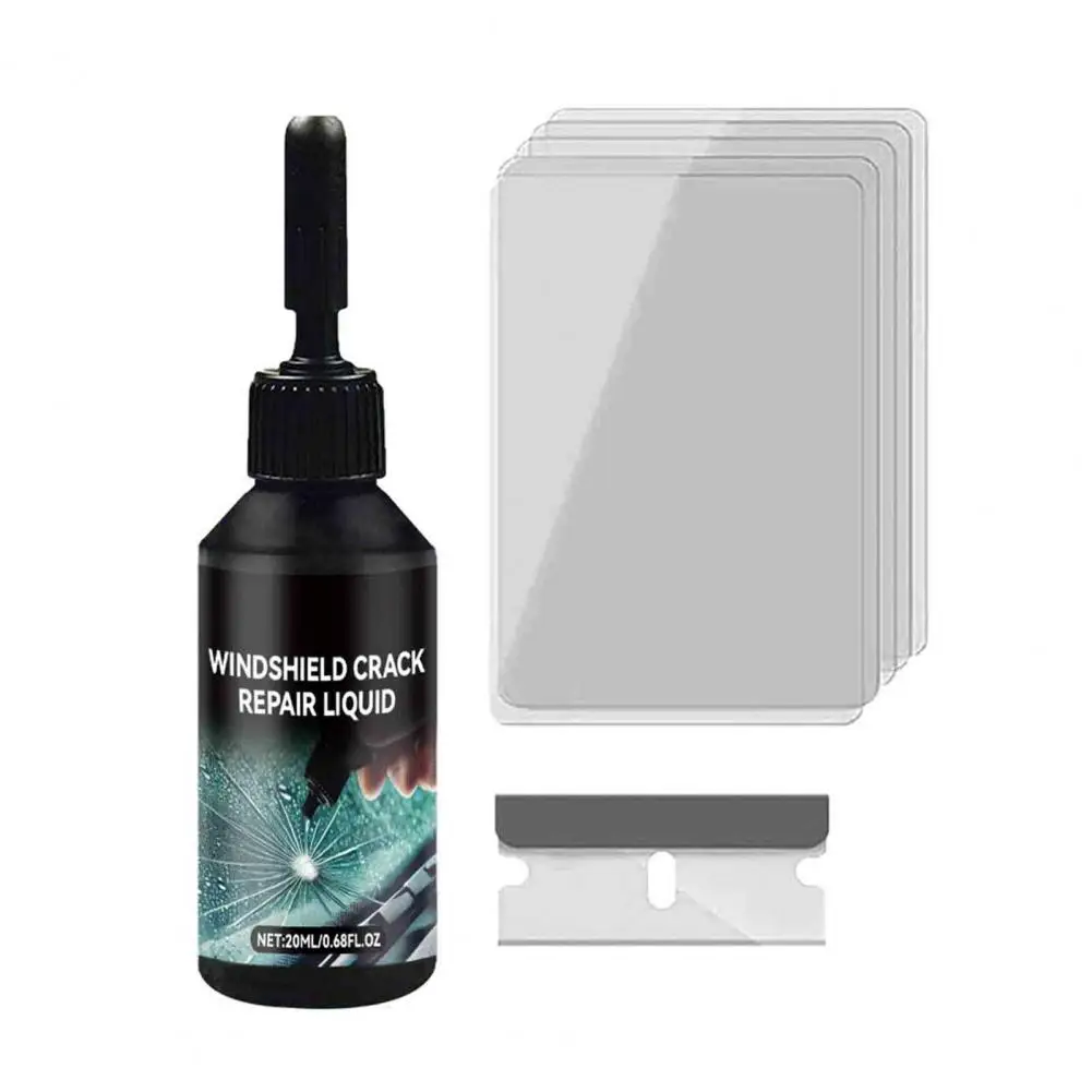 

Car Windscreen Crack Repair Liquid Kit Eco-friendly Fast Acting Effective Lightweight Portable Auto Windscreen Repair Kit