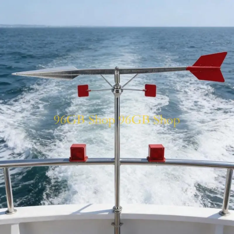 96GB Stainless Steel Wind Direction Weather Vane for Marine Boat High Accuracy and Durability