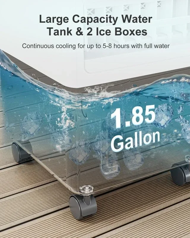 R uso del dormitorio de la oficina en casa. Unidad de refrigeración de aire ultrasilenciosa y energéticamente eficiente para una mayor comodidad durante todo el día.