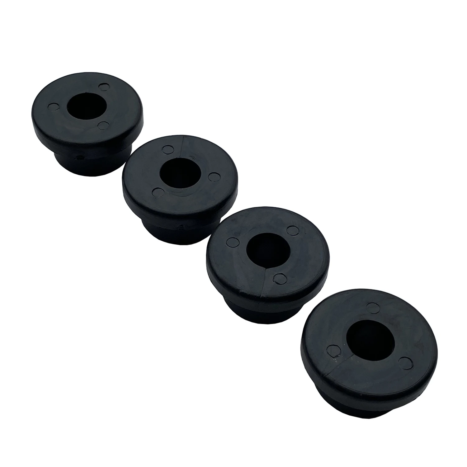 Black Rubber Handlebar Riser Bushings Fit For Harley Softail Dyna Sportster 1984-2017