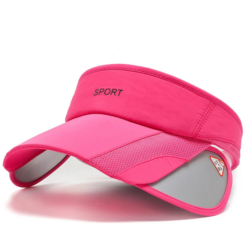 Outdoor Sports Tennis Caps Sun Protection Baseball Cap Adjustable Belts Visors Hat Women Men Running Fitness Golf Hat Headwear