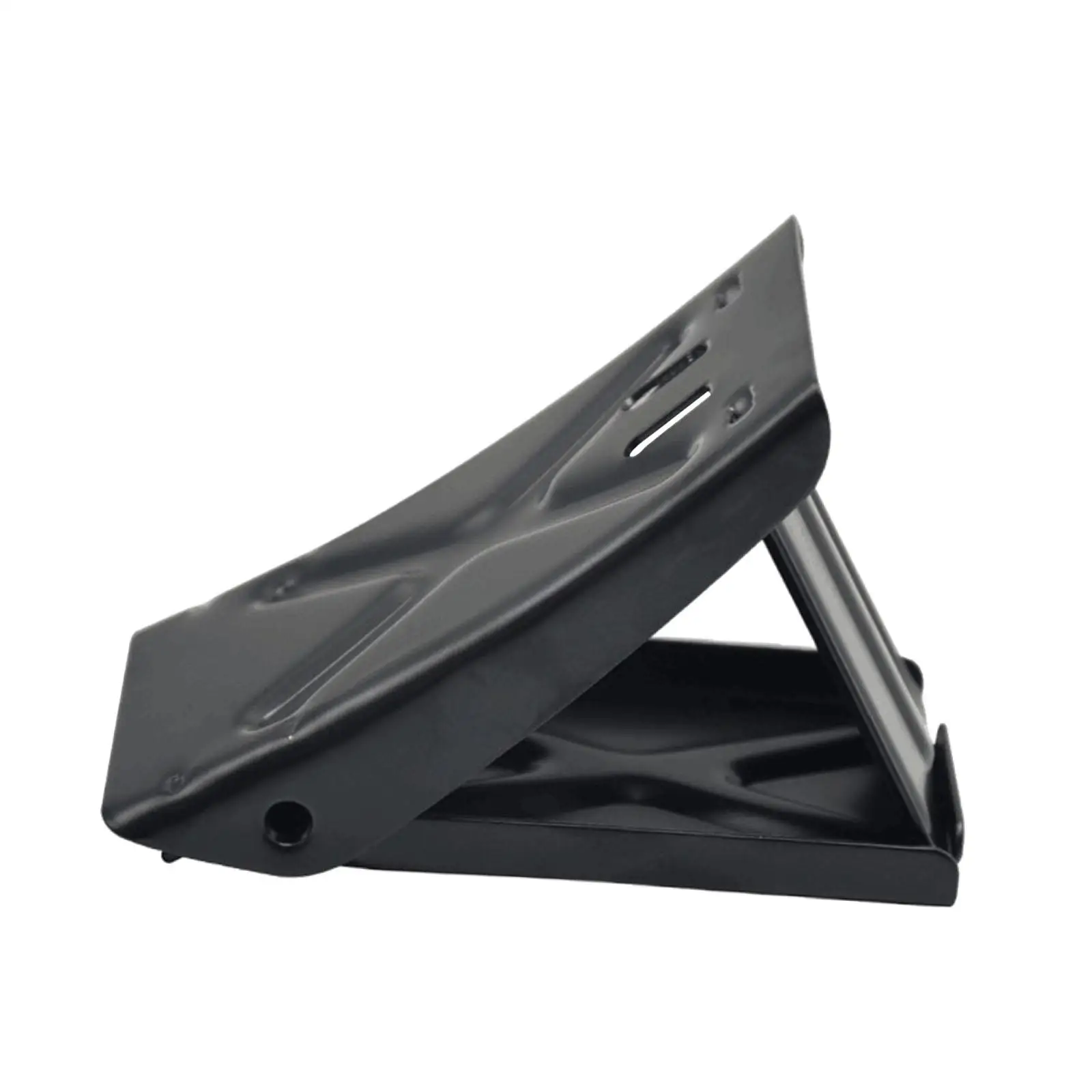 Anti Slip Wheel Chock Foldable Metal Tire Block Support for Trailer Camper RV Truck Car Wheel Safety