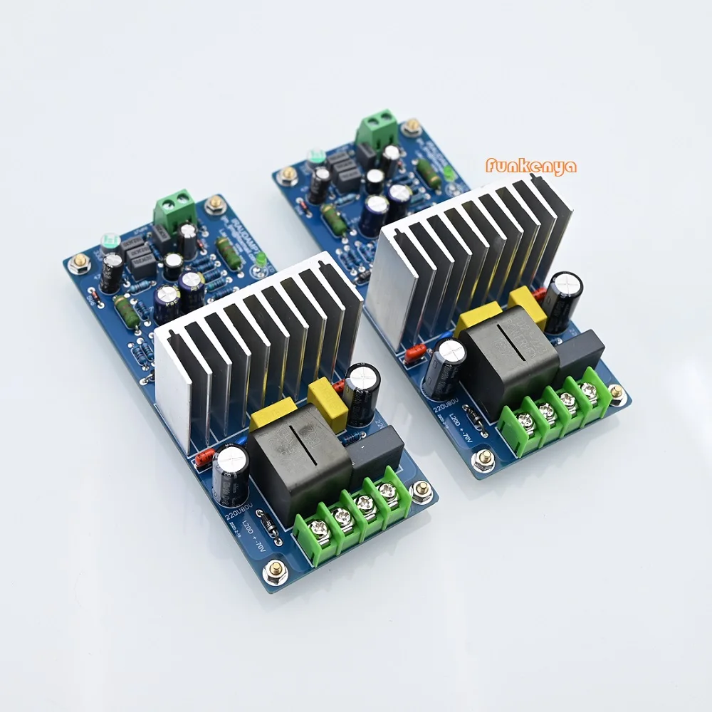 

1 Pair Finished Digital Power Amplifier Board 200WX2 IRS2092 L20D IRAUDAMP7