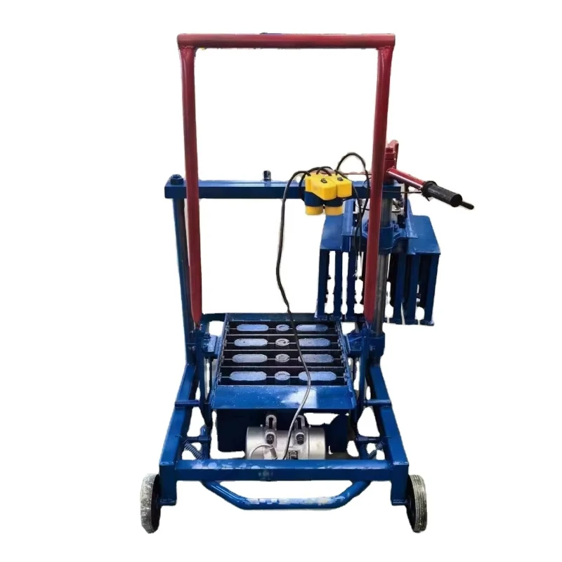 

Multifunctional hollow cement concrete block making machine