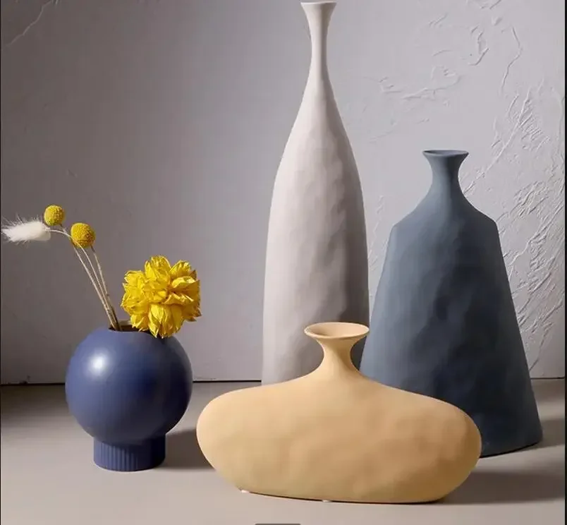 

Керамическая ваза для цветов, декор, художественные вазы, бутылка из сушеных цветов, гидропонная ваза, цветочная композиция, контейнер, корзина, цветочный горшок