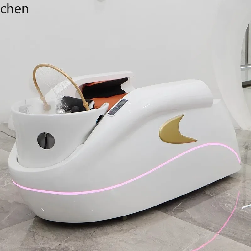 

HT intelligent massage shampoo bed head treatment fumigation water circulation automatic massage flushing bed
