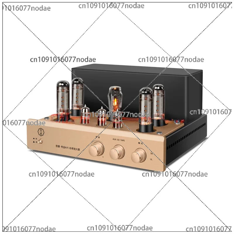 6H1+EL34 Vacuum Tube Power Amplifier, Audiophile Hifi High-power Push-pull Electronic Tube Home Professional Power Amplifier