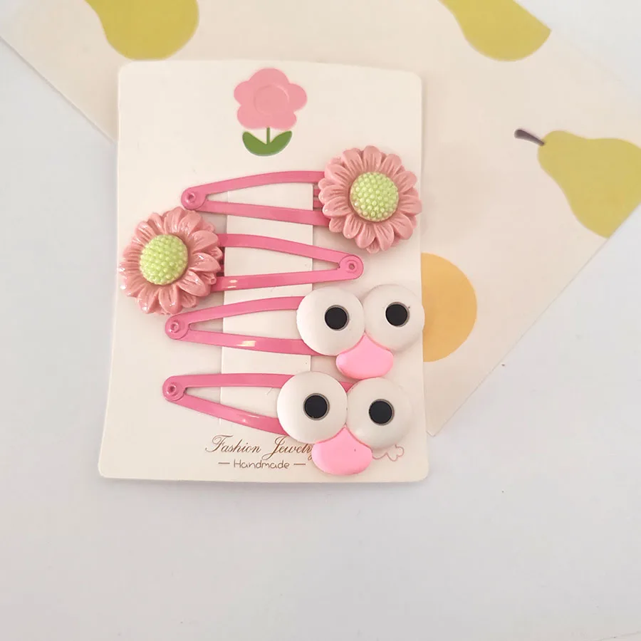 4pc Nette Blume BB Haar Seite Clips Haarnadel Krabbe für Mädchen Frauen Haar Zubehör Kopfbedeckung Ornament