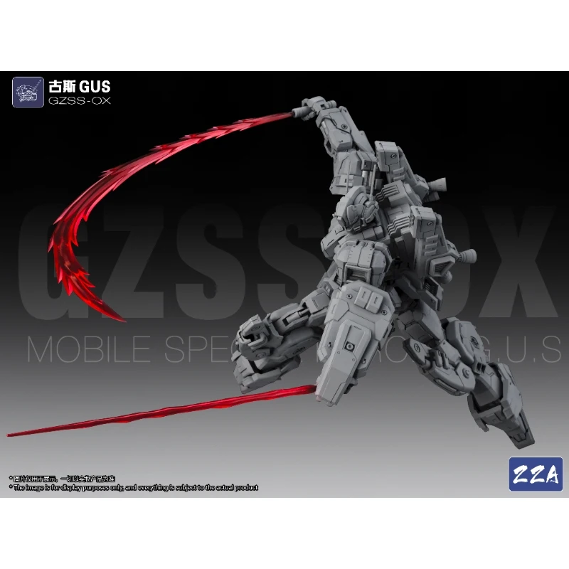 In Stock Zza Model Chinese Creation Mecha Iron Man Series Gus Movable Assembly Model Desktop Ornament Collectible Toys Gifts