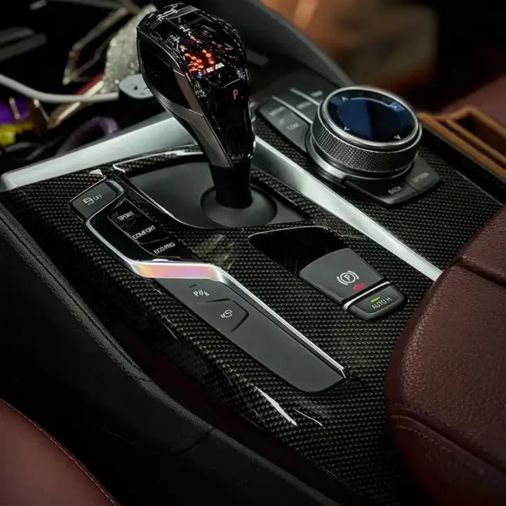 Automotive koolstofvezelfilm zwart interieur middenconsole sticker carrosserie dak matte motorfiets kleurverandering film