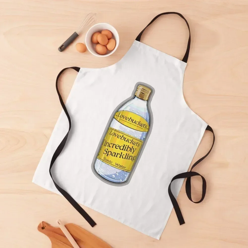 

One bottle of Lovebuckets Incredibly Sparkling Tonic Water - Mr Jolly Lives Next Door Inspired Apron barber men Children'S Apron