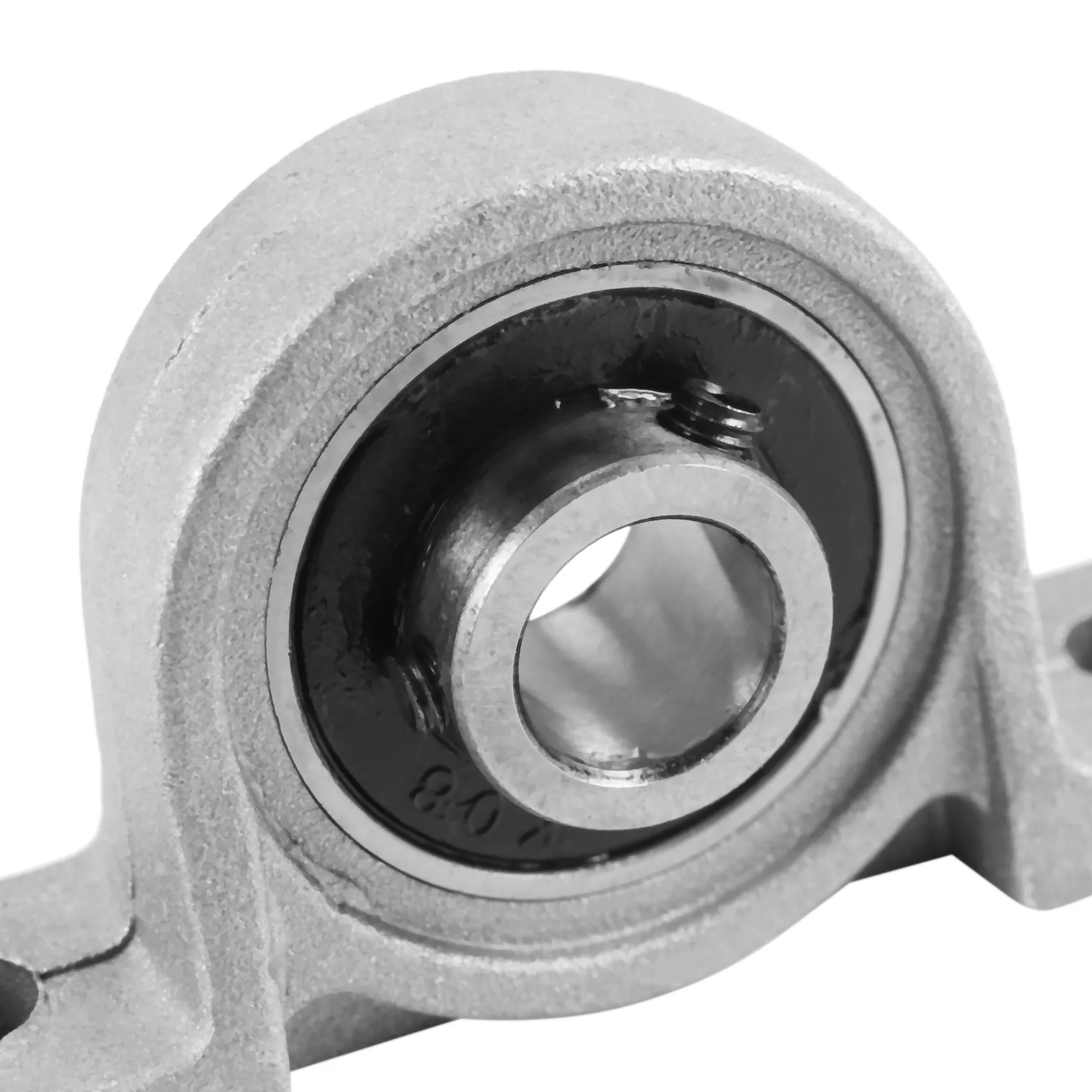 

75STO-16Pcs KP08 Pillow Block Mounted Ball Bearing (Diameter 8Mm Bore) Zinc Alloy Pillow Block Bearing