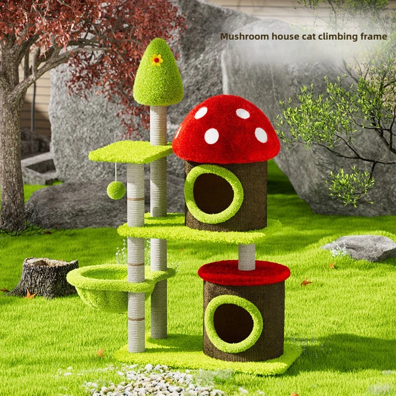 

Cat House Accessories Scratcher Cats Tree Cat Climbing Frame Multiple Layers Climb The Cat Stand Jumping Platform 고양이캣타워