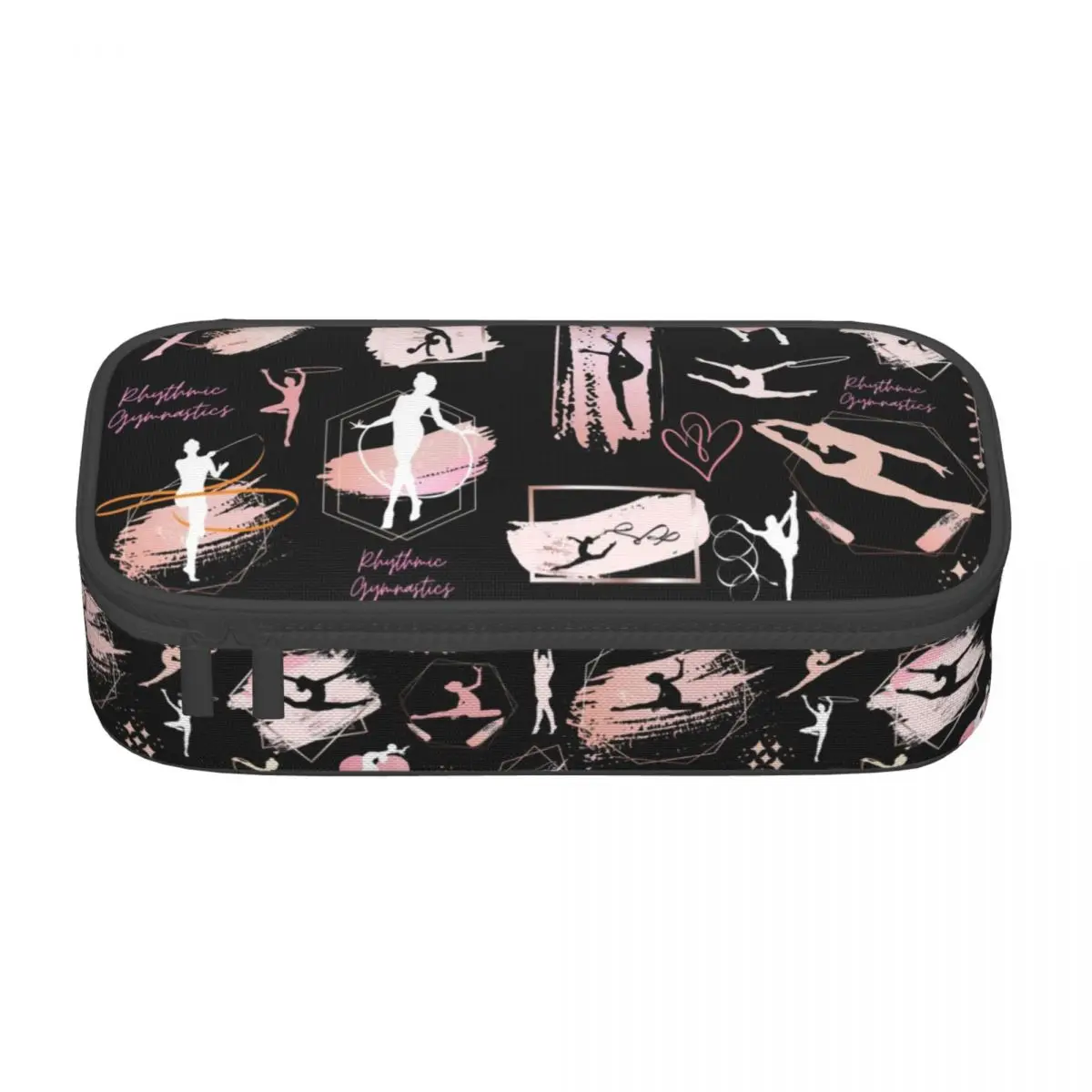Customized Cute Rhythmic Gymnastics Dance Pencil Cases for Girl Boy Large Capacity Pencil Box Stationery