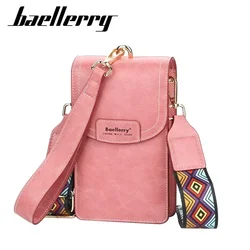 Borsa per telefono in edizione coreana Nuova borsa per telefono alla moda Baellerry Borsa per telefono a tracolla con fibbia Borsa a tracolla versatile alla moda