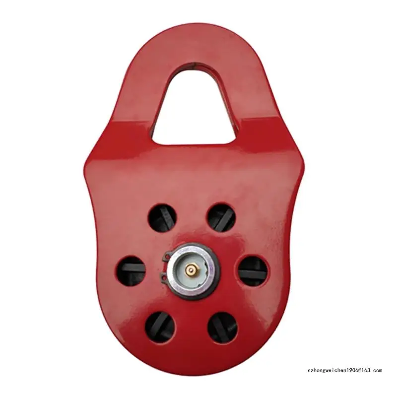 28GF Universal 10Ton Snatch Pulley Block Tackle Block Synthetic Rope Snatch Pulley for Rope Winch Rope Trailer Rope Snatch