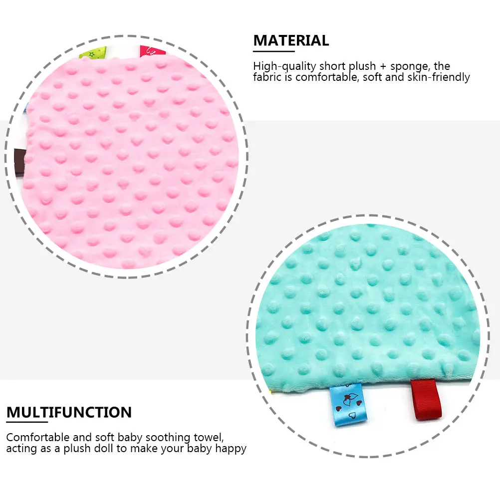 

2pcs Soothing Towel Baby Appeasing Towel Skin-Friendly Lightweight Reusable Handkerchief for Newborn Comfortable for Baby