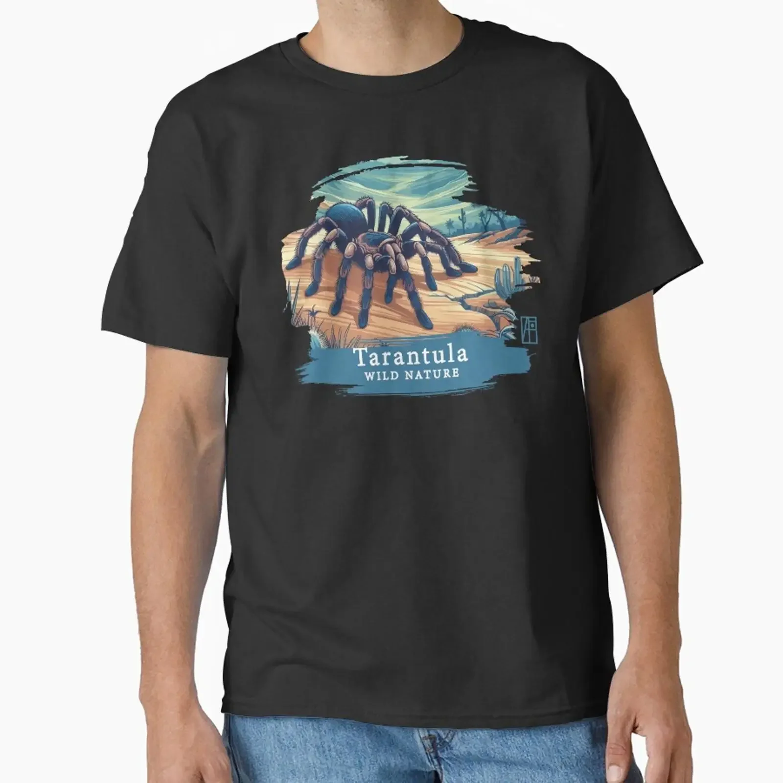 Tarantula WILD NATURE SPIDER 3 designed and sold by ArtProjectShop vintage Washed Slightly Soft Comfortable fashion Stylish