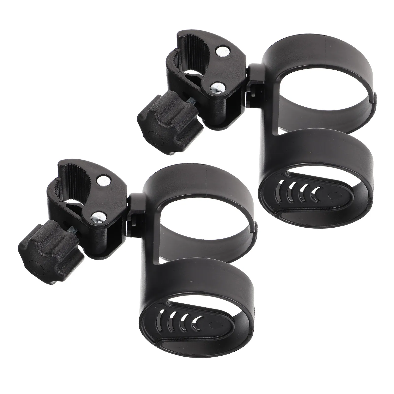 2Pcs Mobility Cup Holder for Walker Wheelchair Stroller Pram Universal Fit Adjustable Drink Stand for Seniors Adults Water