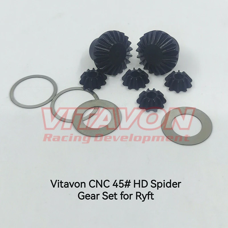 VITAVON CNC 45# HD Spider Gear Setl for Axial RBX10 Ryft 4WD Bouncer 1/10