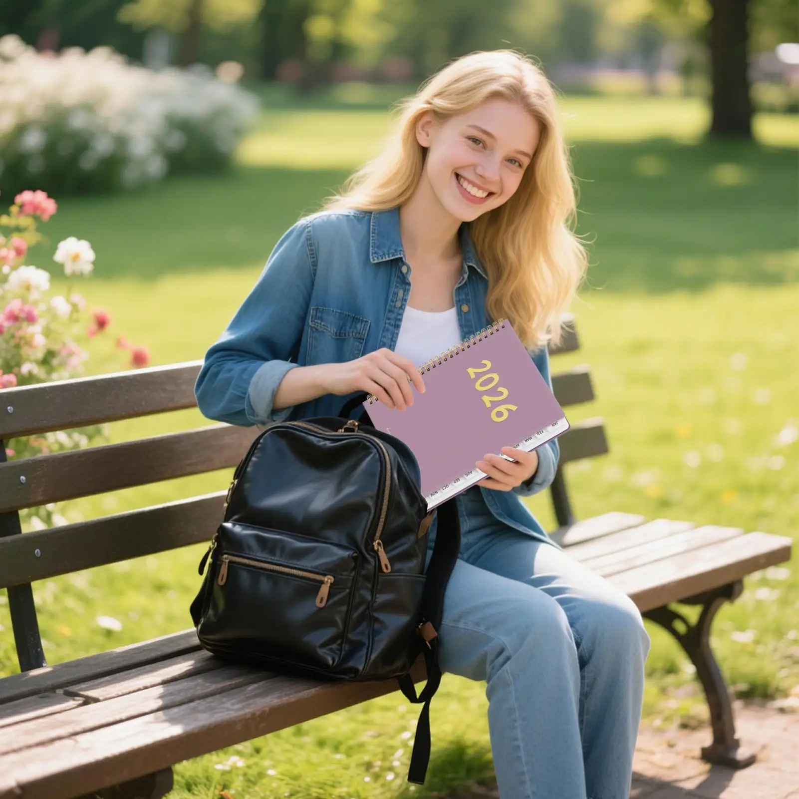2026 Pianificatori Programma rilegato a spirale da 12 mesi 2026 Planner settimanale per la scuola Studente accademico Donne Insegnante Famiglia Casa College