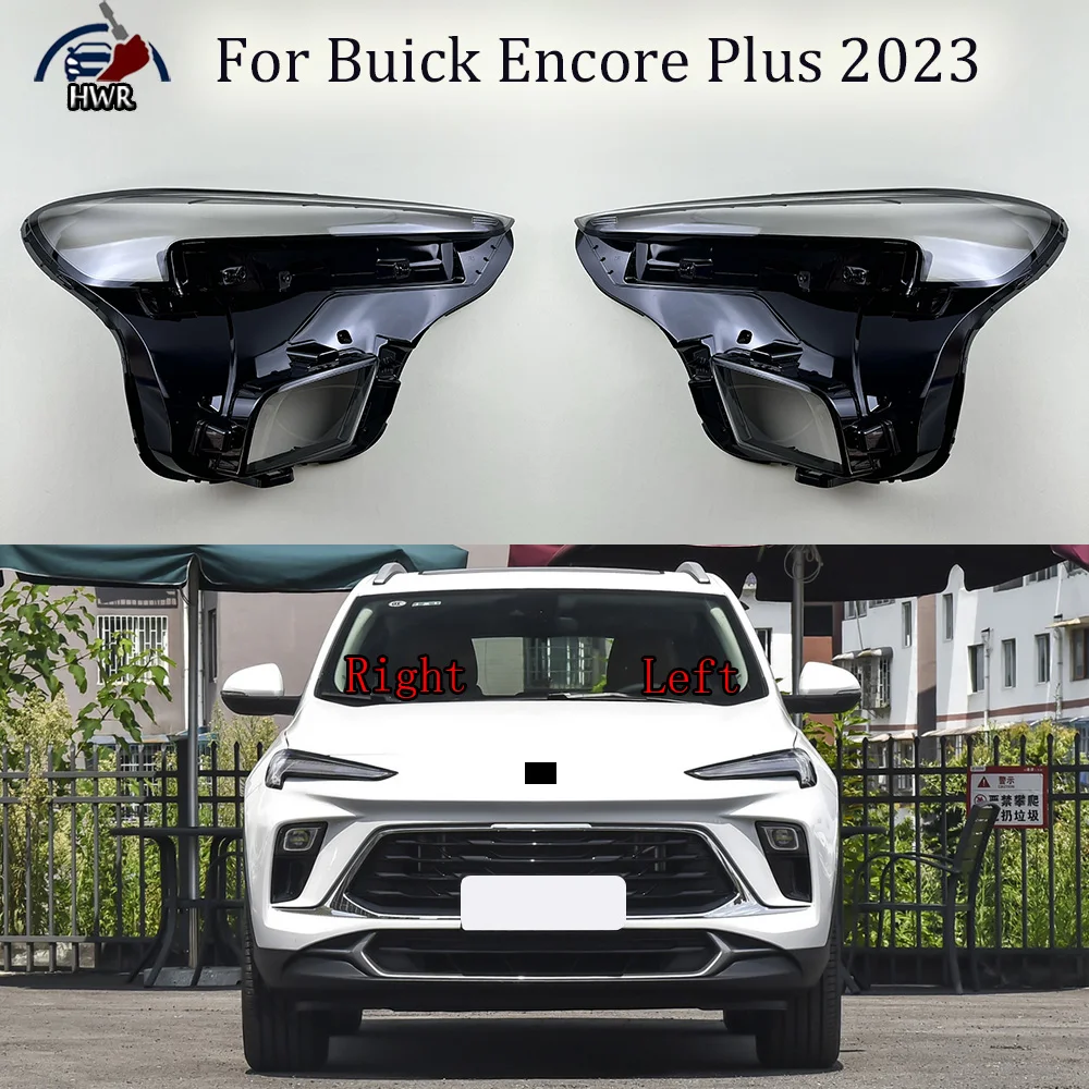 Headlamp Transparent Cover Lamp Shade Headlight Shell Lens Plexiglass Replace Original Lampshade For Buick Encore Plus 2023