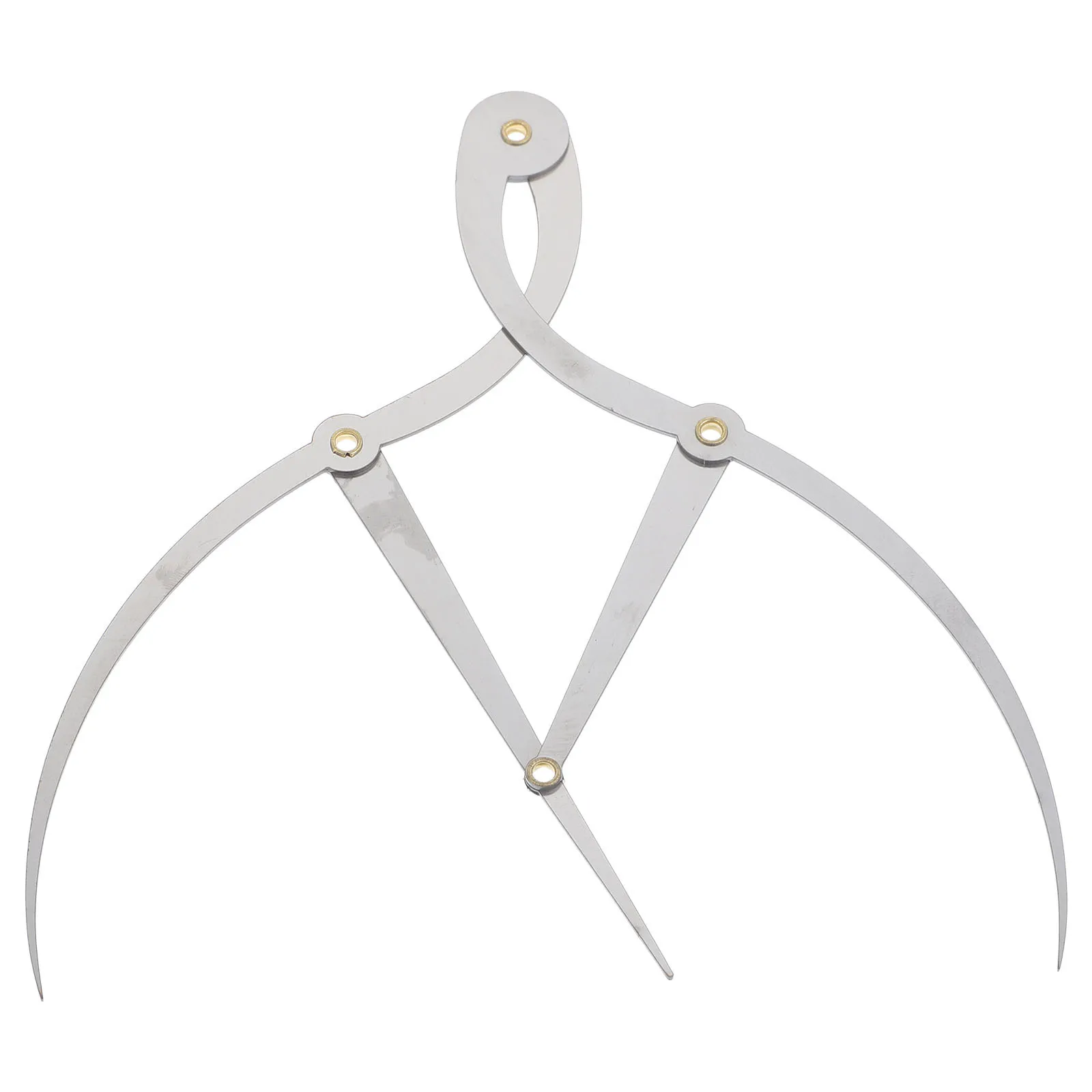 Regla de medida de curva de cejas de acero inoxidable, herramienta de plantilla Flexible para posición de cejas, longitud, forma, dibujo, plantillas para cejas