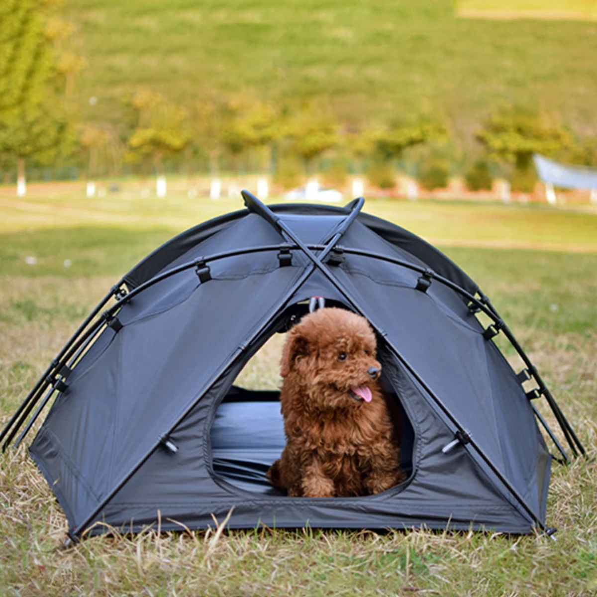 

Portable Foldable Indoor Playpen Pet Tent for Small to Medium-sized Dogs and Cats Camping Tent for Puppy Owners