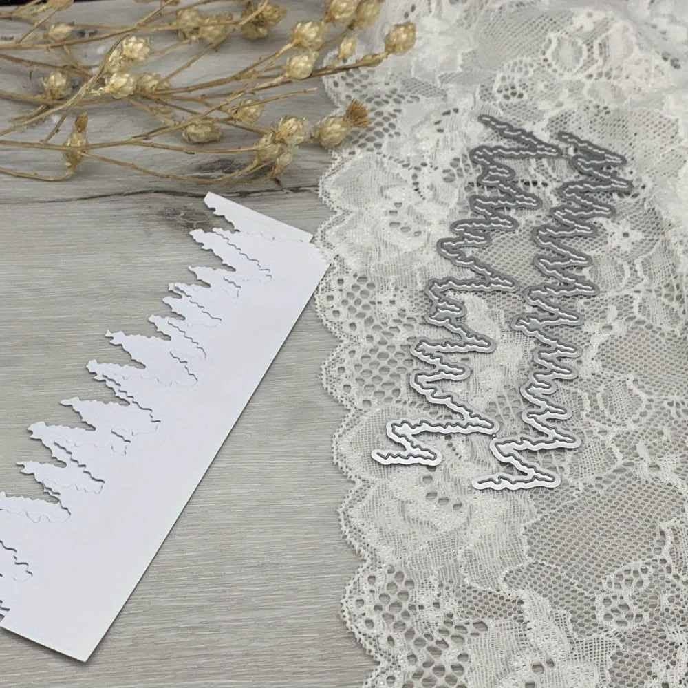 

1pcs metal cutting dies cut die mold mountain edge decoration Scrapbook paper craft blade punch stencils dies