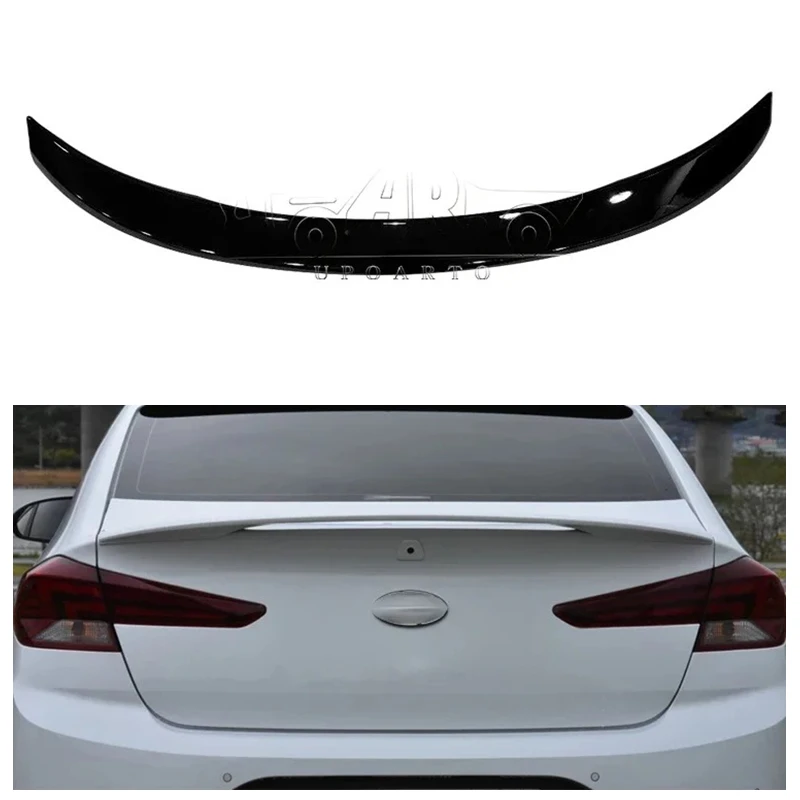 

For Hyundai Elantra Avante AD 2019+ Body Kit Factory Design Produce ABS Plastic Rear Trunk Lip Spoiler