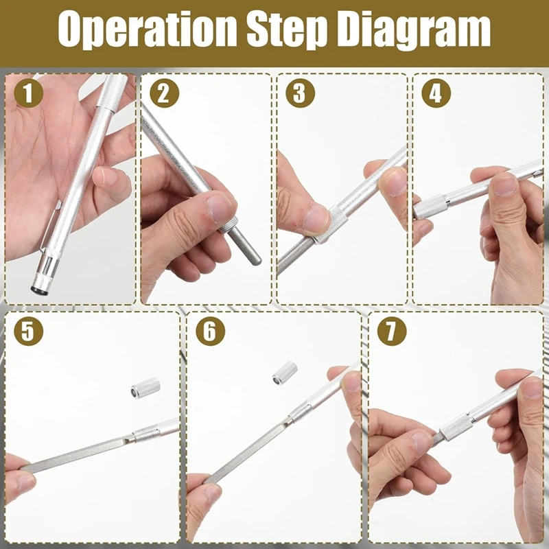Lima diamantata Lime in vetro diamantato Lime in vetro cristallo Lima per riparazione cristalli e vetro Affilatrice per utensili in grana diamantata in metallo
