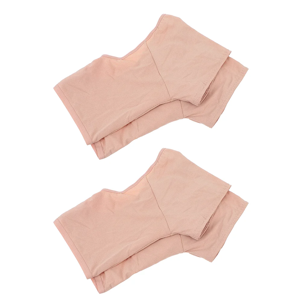 2 Pcs Underarm Sweat Pads Vest Absorbent Shield Vests Armpit Guards Breathable Cotton Polyester Running Sweat-absorbent