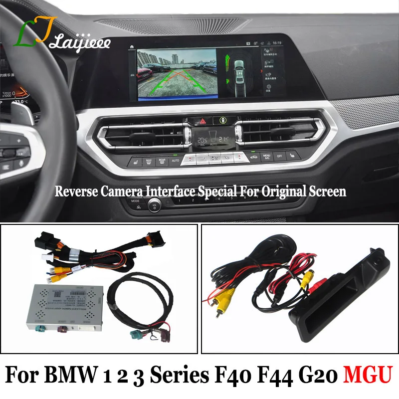 

For BMW 1 2 3 Series F40 F44 G42 G20 G28 2019~2021 2022 OEM Screen With MGU System HD Night Vision Rear Backup Reverse Camera