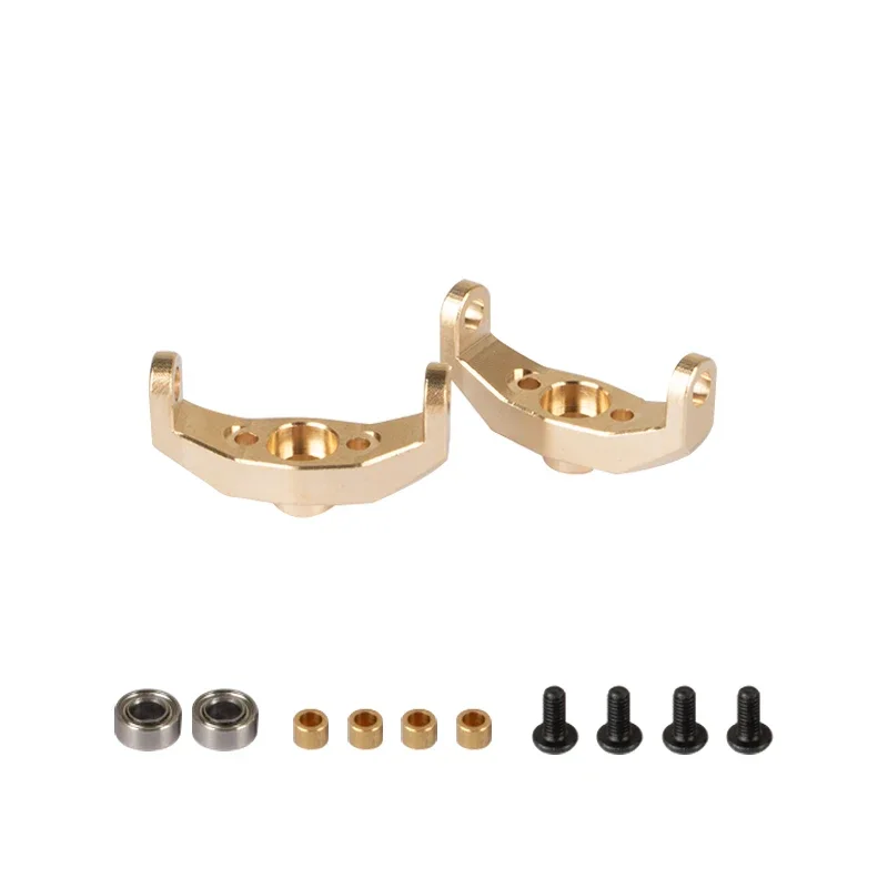 KYX Racing 10.6g/pair Brass C Hub Scale Upgrades Parts Accessories for 1/18 RC Crawler Car Traxxas TRX-4M TRX4M