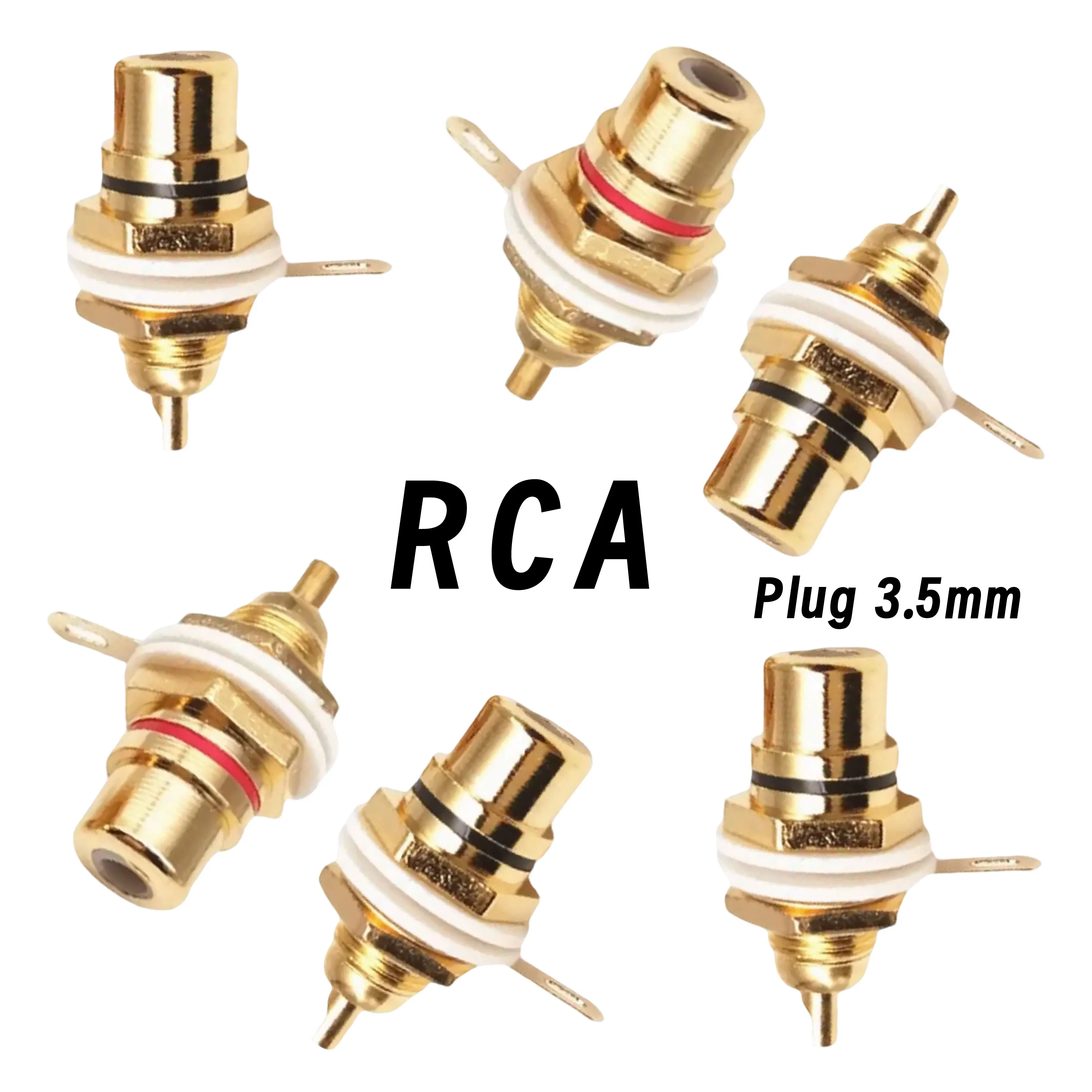 4Pcs Rca Female Lot…