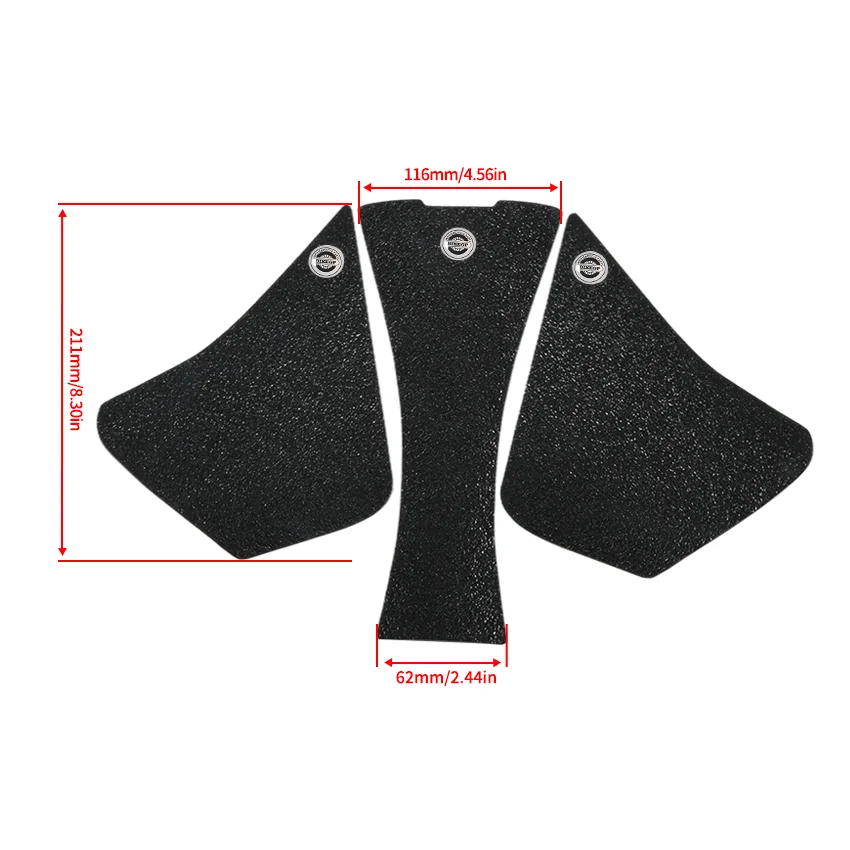 Motorrad-Tankpad-Schutzaufkleber, Kniegriff-Traktionspad für Kawasaki ZX1000 Z1000SX 2014-2019 ZR1000 Z1000 – Detail 2