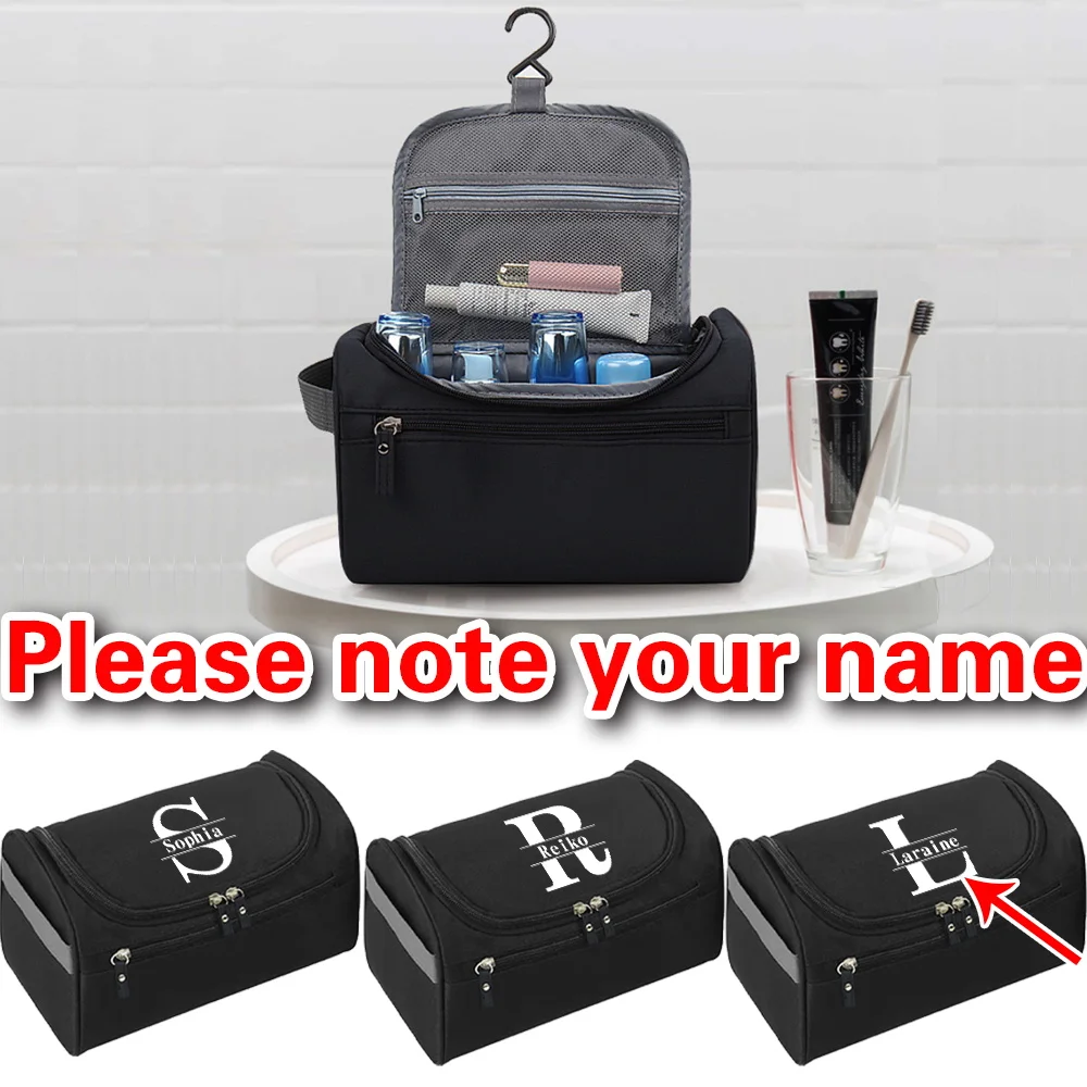 

Personalized Customized Portable Cosmetic Storage Bag Travel Washing Bag Large Capacity Fashion Printing Cosmetic Bag